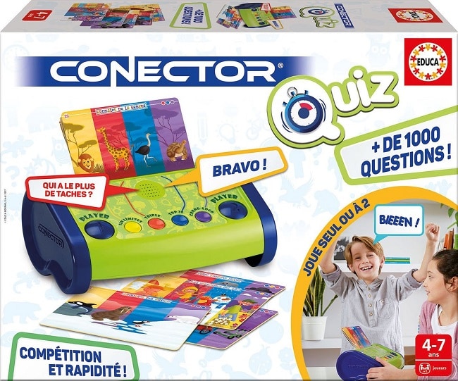 Connector Quiz, jeu de connaissances pour les 4-7 ans
