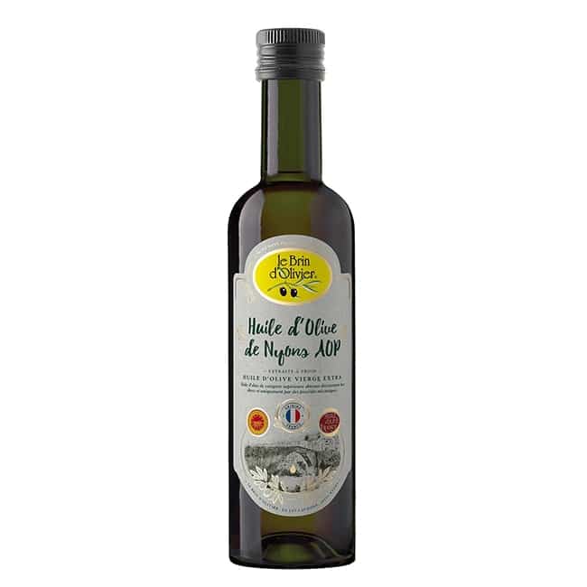 Huile d'olive douce d'olives noires de Nyons - Graines d'ici