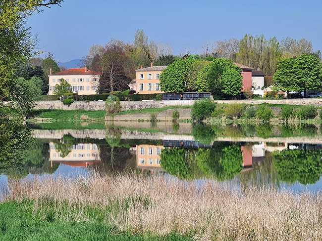 velo sur les bords de saone itinéraire