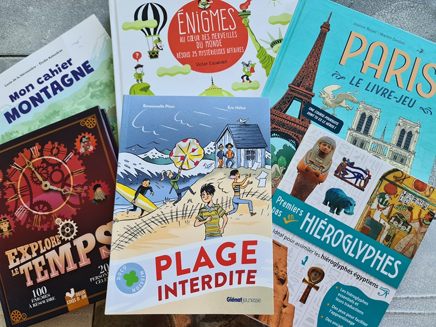 livres jeux enfant vacances